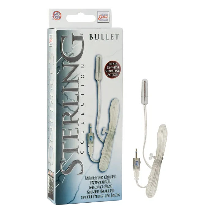 CalExotics Female Sex Toys Sterling Collection Micro Silver Bullet