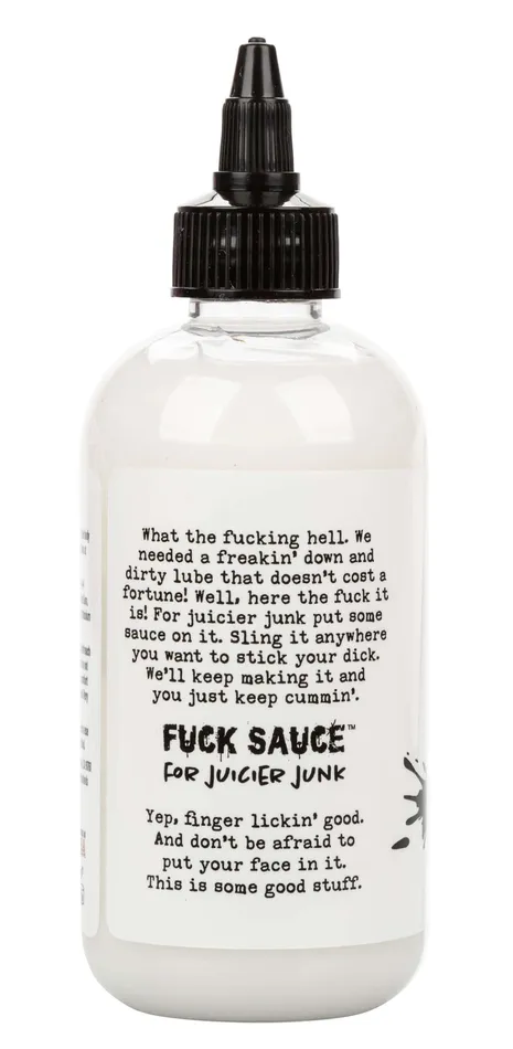 CalExotics Lubricants Fuck Sauce Cum Scented Lubricant 8 Oz CalExotics Lubricants Fuck Sauce Cum Scented Lubricant 8 Oz