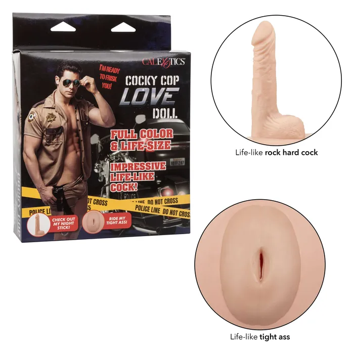 CalExotics Male Sex Toys Cocky Cop Love Doll CalExotics Male Sex Toys Cocky Cop Love Doll