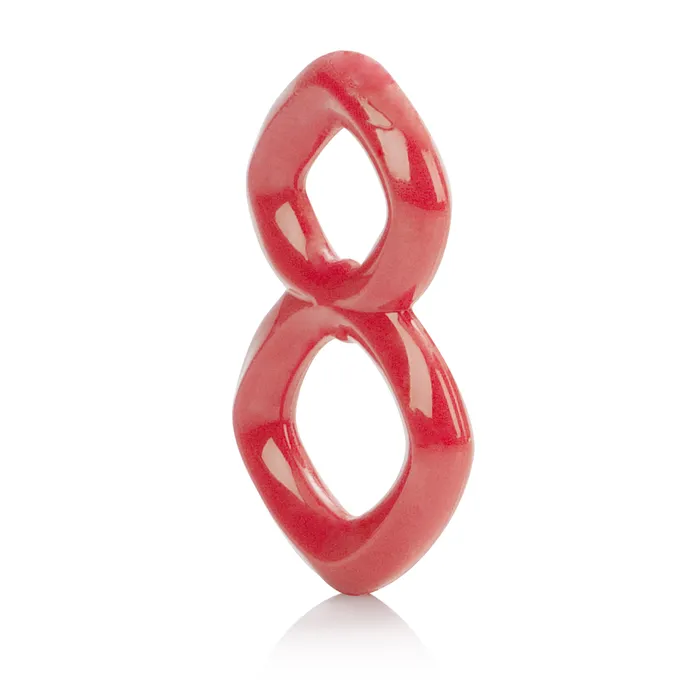 CalExotics Male Sex Toys Crazy 8 Ring Red CalExotics Male Sex Toys Crazy 8 Ring Red
