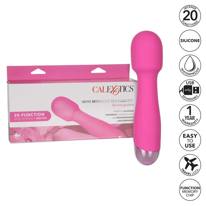 CalExotics Mini Miracle Massager Rechargeable Female Sex Toys CalExotics Mini Miracle Massager Rechargeable Female Sex Toys