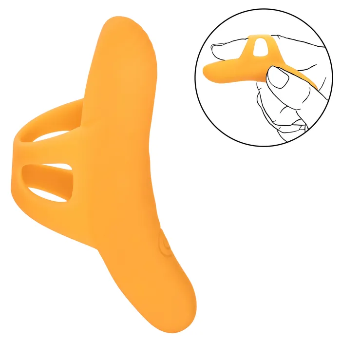 CalExotics Neon Vibes the Pleasure Vibe Orange Orange Vibrators