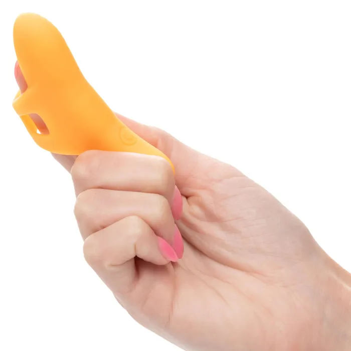 CalExotics Neon Vibes the Pleasure Vibe Orange Orange Vibrators