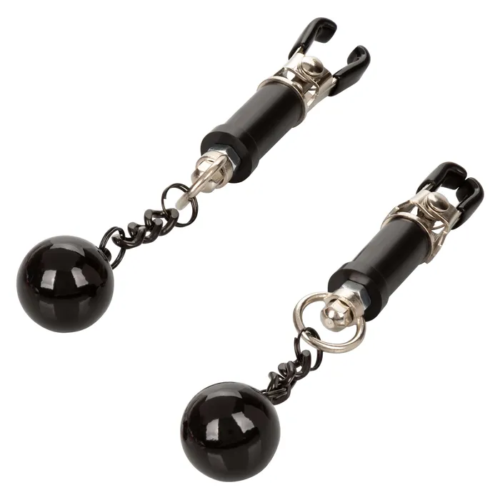 CalExotics Nipple Grips Weighted Twist Nipple Clamps Female Sex Toys CalExotics Nipple Grips Weighted Twist Nipple Clamps Female Sex Toys