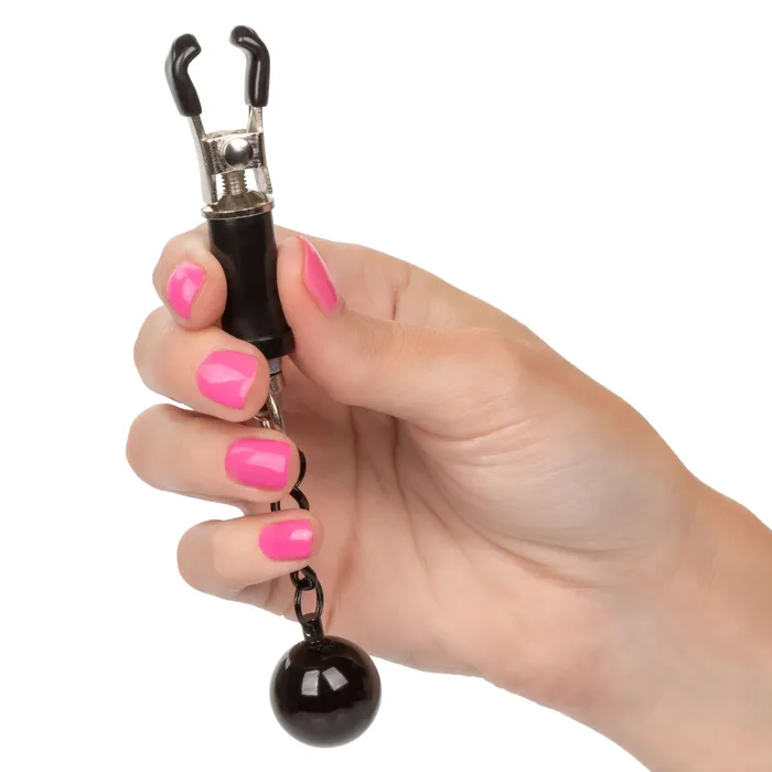 CalExotics Nipple Grips Weighted Twist Nipple Clamps Female Sex Toys CalExotics Nipple Grips Weighted Twist Nipple Clamps Female Sex Toys