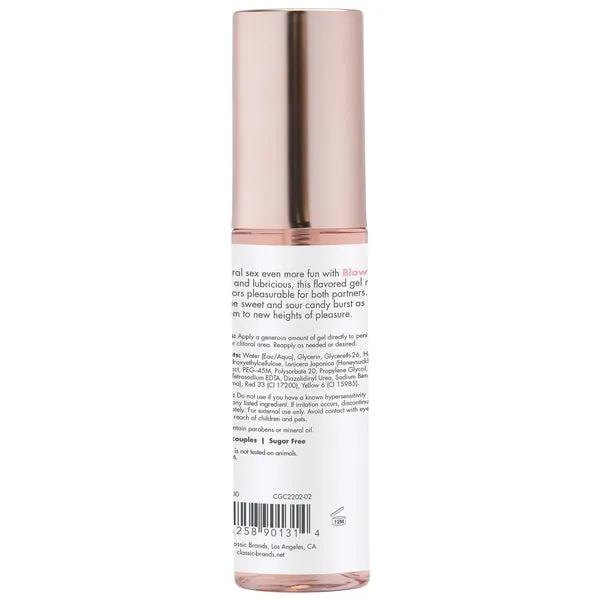 CG Couples BLOW ME Oral Sex Gel Berry Burst 2oz 60 mL