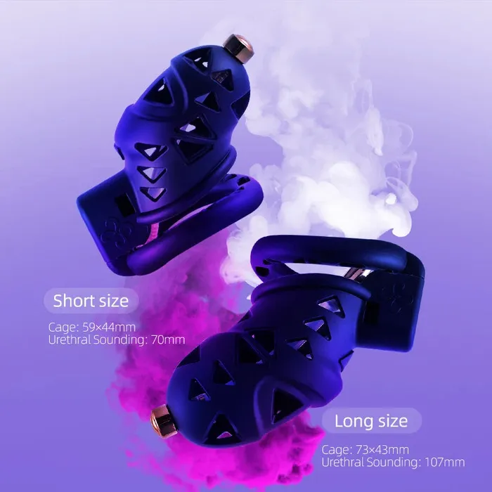 Chastity Cock Cage 4 Penis Rings Dick Bondage Fetish Resin Male BDSM Toys Domlust Male Sex Toys