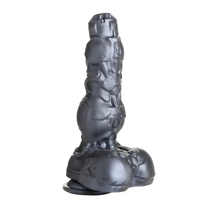 Creature Cocks Fantasy Dildos Sex Robot Dildo Cyborg Cock Thrusting and Vibrating Dildo Silicone Female Sex Toys
