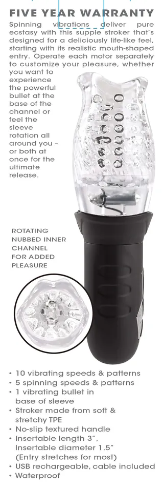 Cyclone Rotating Stroker Clearblack Zero Tolerance Anal Cyclone Rotating Stroker Clearblack Zero Tolerance Anal