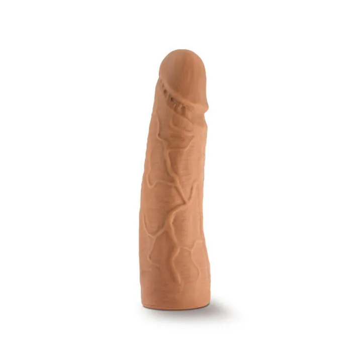 Dildos Blush Novelties The Realm Realistic 7 Inch Lock on Dildo Mocha