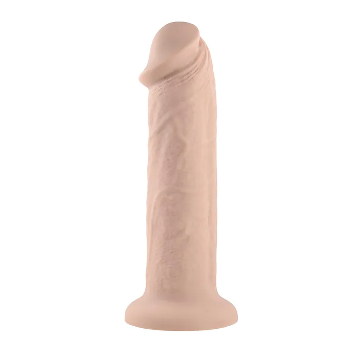 Dildos Evolved Novelties 7 Inch Girthy Vibrating Dong Light Dildos Evolved Novelties 7 Inch Girthy Vibrating Dong Light