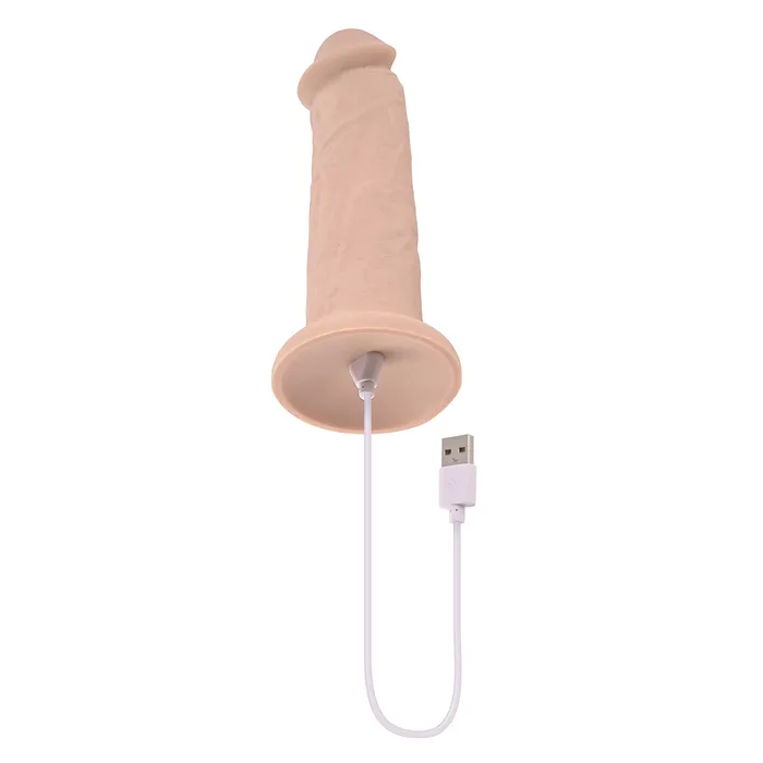 Dildos Evolved Novelties 7 Inch Girthy Vibrating Dong Light Dildos Evolved Novelties 7 Inch Girthy Vibrating Dong Light