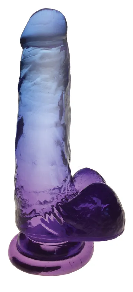 Dildos Icon Brands Shades 7 Inch Gradient Dong Blue and Violet