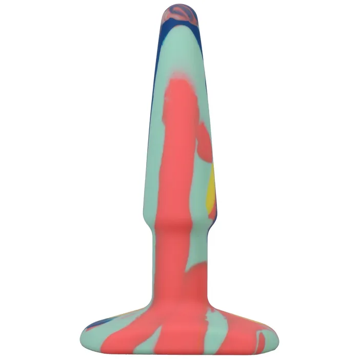 Doc Johnson APlay Groovy Silicone Anal Plug 4 Inch Sunrise Anal