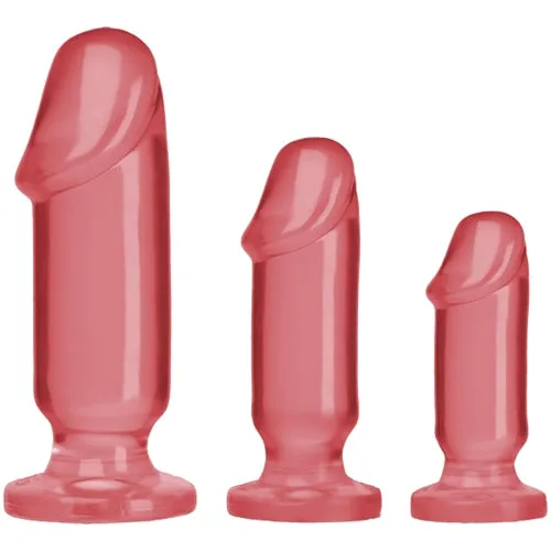 Doc Johnson Crystal Jellies Anal Starter Kit Pink Anal Doc Johnson Crystal Jellies Anal Starter Kit Pink Anal
