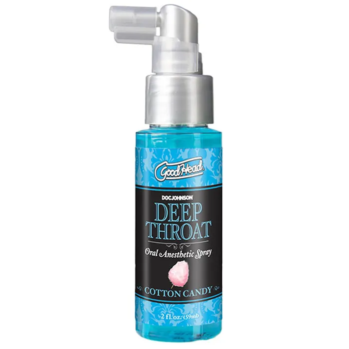Doc Johnson Enhancers Goodhead Deep Throat Spray Cotton Candy 2 Fl Oz
