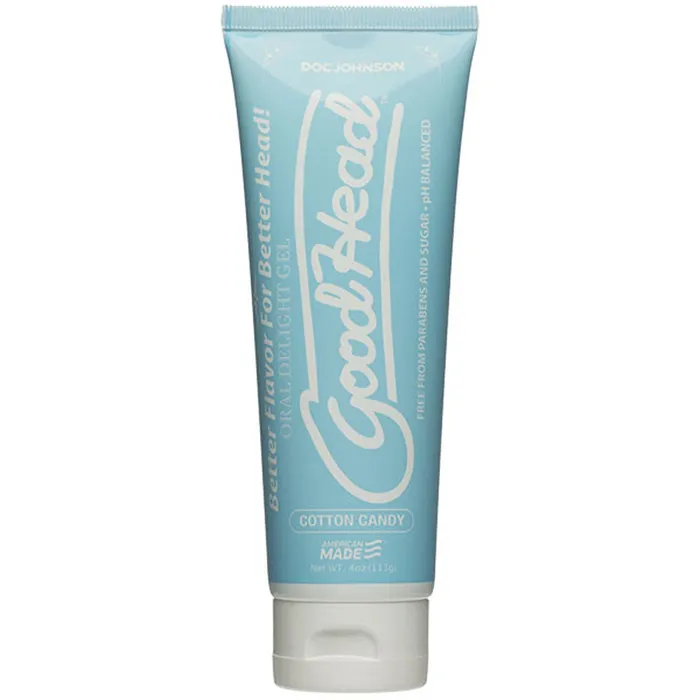 Doc Johnson Enhancers Goodhead Oral Delight Gel 4 Oz Tube Cotton Candy