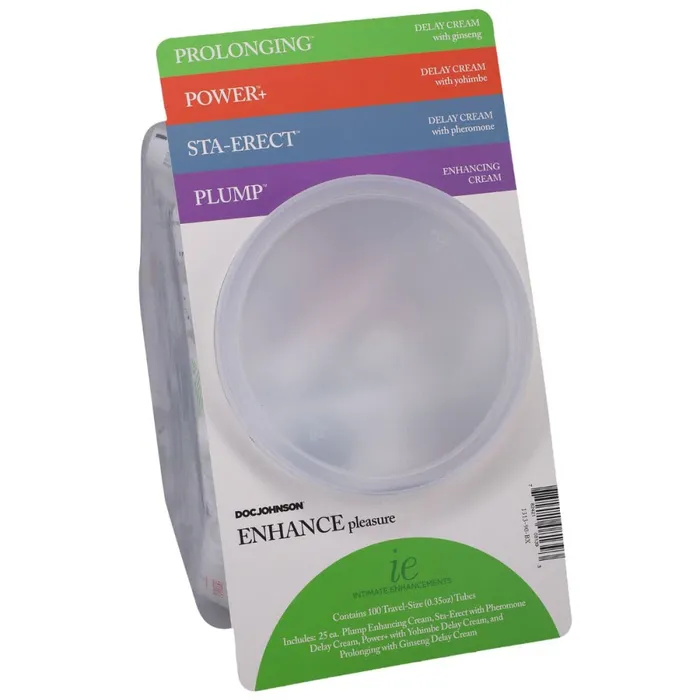 Doc Johnson Intimate Enhancements Enhance Pleasure Gels Fishbowl Display 100 Pieces Vibrators