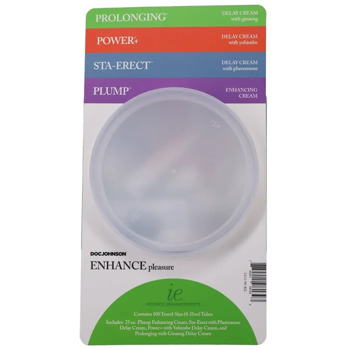 Doc Johnson Intimate Enhancements Enhance Pleasure Gels Fishbowl Display 100 Pieces Vibrators