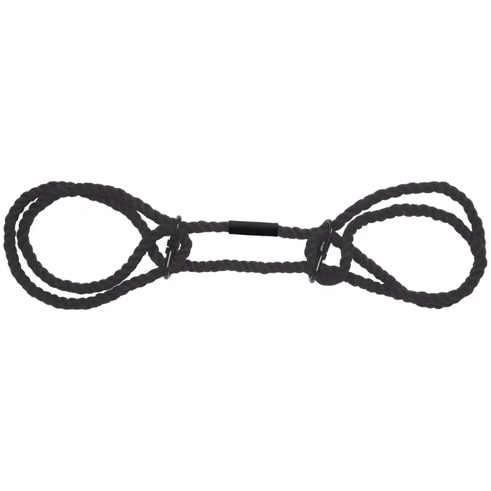 Doc Johnson Restraints Merci Restrain 6mm Hemp Wrist or Ankle Cuffs Black Doc Johnson Restraints Merci Restrain 6mm Hemp Wrist or Ankle Cuffs Black