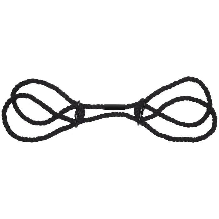 Doc Johnson Restraints Merci Restrain 6mm Hemp Wrist or Ankle Cuffs Black Doc Johnson Restraints Merci Restrain 6mm Hemp Wrist or Ankle Cuffs Black