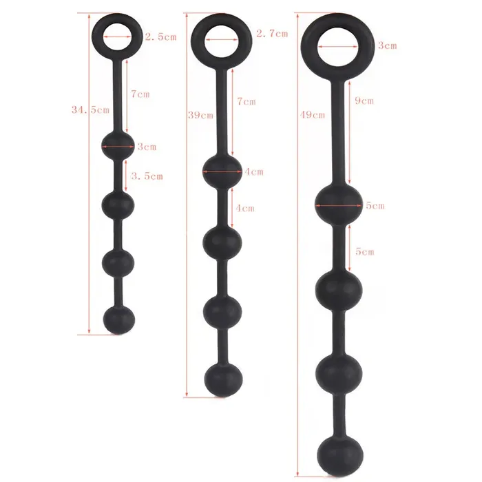Domlust Anal Anal Beads Butt Plug Silicone Balls Vagina Anal Sex Toy for Women Men BDSM Games