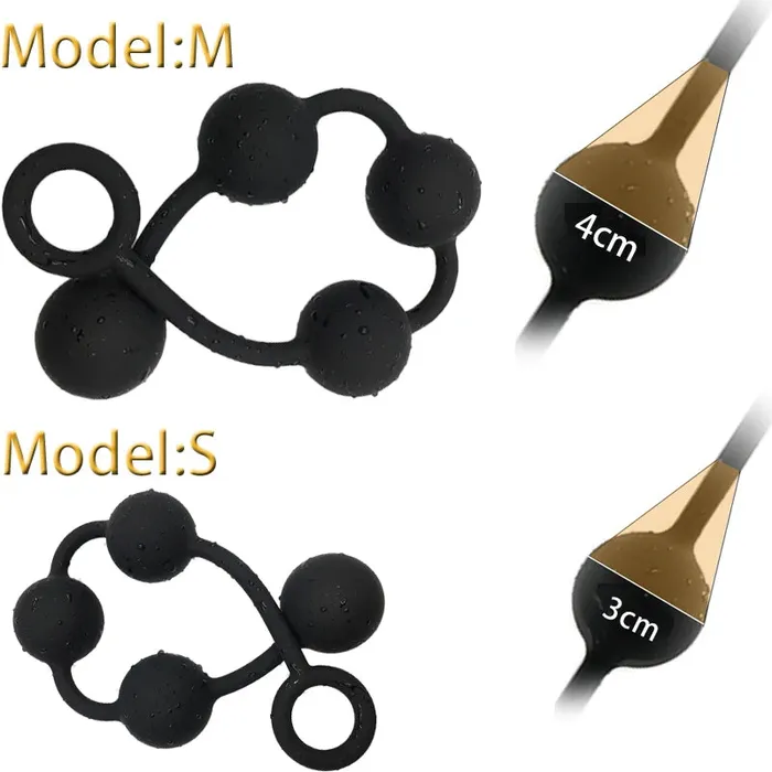 Domlust Anal Anal Beads Butt Plug Silicone Balls Vagina Anal Sex Toy for Women Men BDSM Games