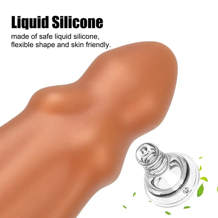 Domlust Anal Huge Anal Dildo Silicone Anal Expander Butt Plug Prostate Massager