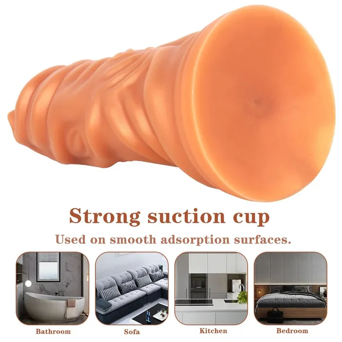 Domlust Anal Huge Monster Dildo Butt Plug Exotic Fantasy Dildos Suction Cup Male Female Sex Toy