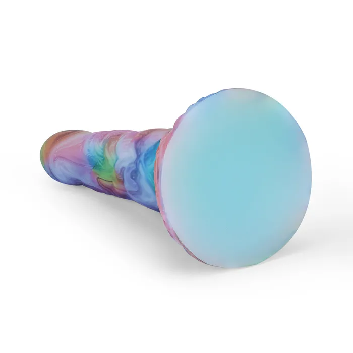 Domlust Anal Luminous Colorful Anal Dildo Dilator Sex Toy for Women Silicone Butt Plug Big Suction Cup Prostate Massager