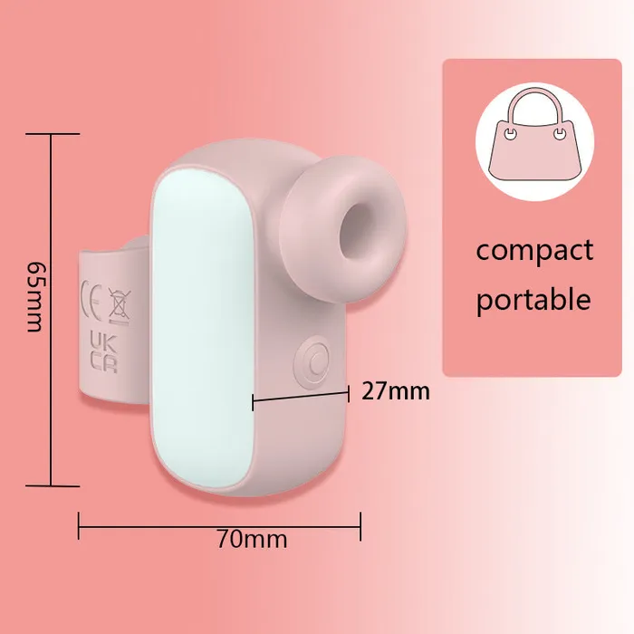 Domlust Female Sex Toys Finger Wear Nipple Clit Sucking Stimulator Mini Clitoral Women Vibrator Sexshop
