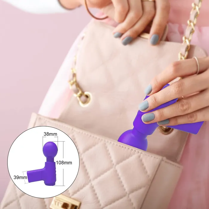 Domlust Vibrators Massage Gun Magic Wand Vibrator Pocket Powerful Nipple Clit Stimulator Sex Toy for Women