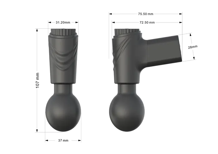 Domlust Vibrators Massage Gun Magic Wand Vibrator Pocket Powerful Nipple Clit Stimulator Sex Toy for Women