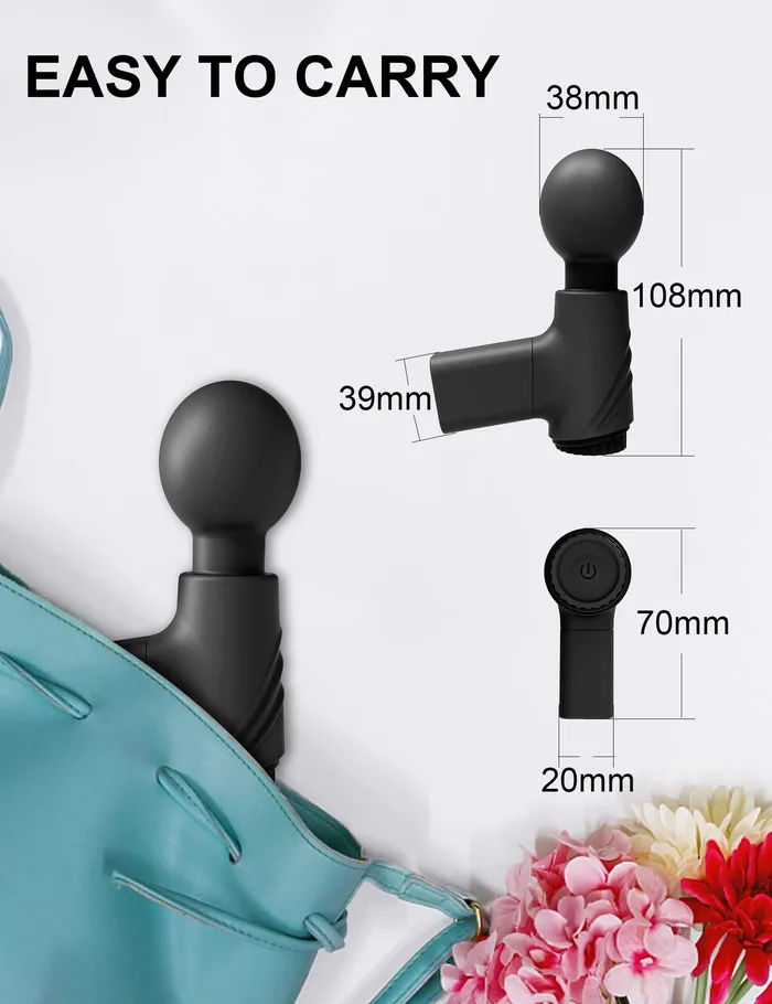 Domlust Vibrators Massage Gun Magic Wand Vibrator Pocket Powerful Nipple Clit Stimulator Sex Toy for Women