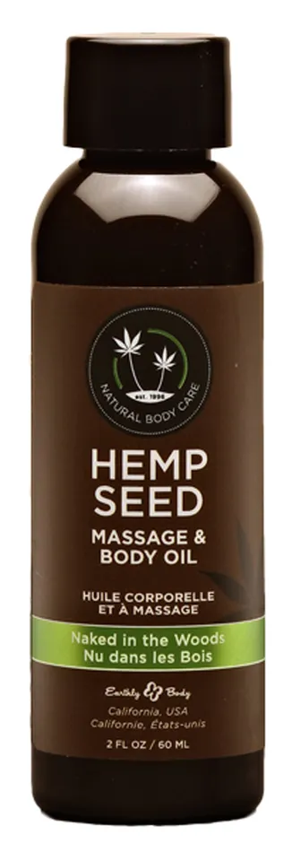 Earthly Body Female Sex Toys Hemp Seed Massage and Body Oil Naked in the Woods 2 Fl Oz 60ml Earthly Body Female Sex Toys Hemp Seed Massage and Body Oil Naked in the Woods 2 Fl Oz 60ml