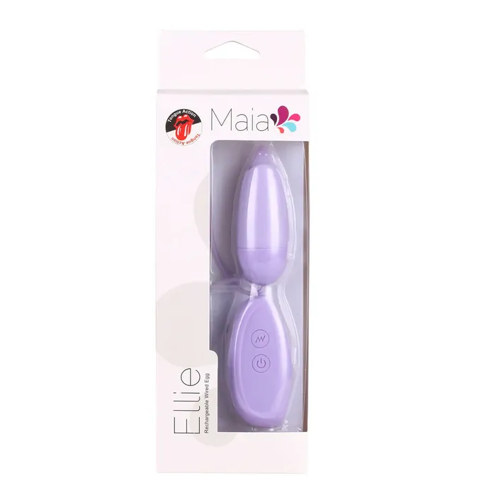 Ellie Wired Bullet Vibrator Purple Maia Toys Vibrators Ellie Wired Bullet Vibrator Purple Maia Toys Vibrators