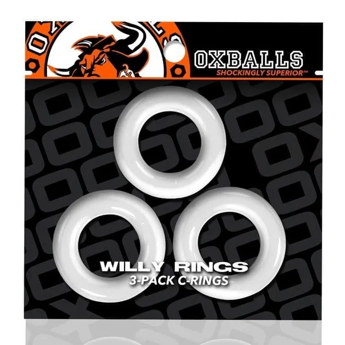 Enhancers Oxballs WILLY RINGS 3pack cockrings white
