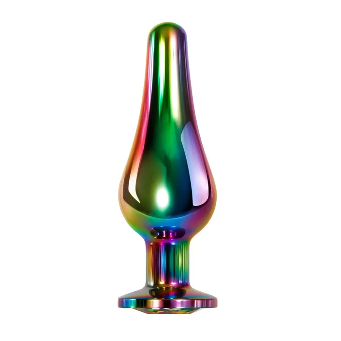 Evolved Novelties Anal Rainbow Metal Plug Small