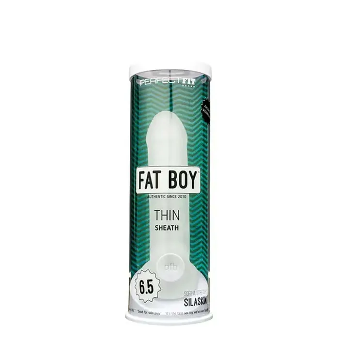 Fat Boy Thin 65 in Clear Perfect Fit Dildos