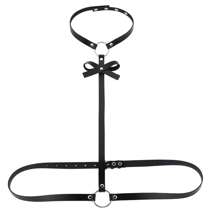 Female Sex Toys CJ RebelBow Punk Harness Choker
