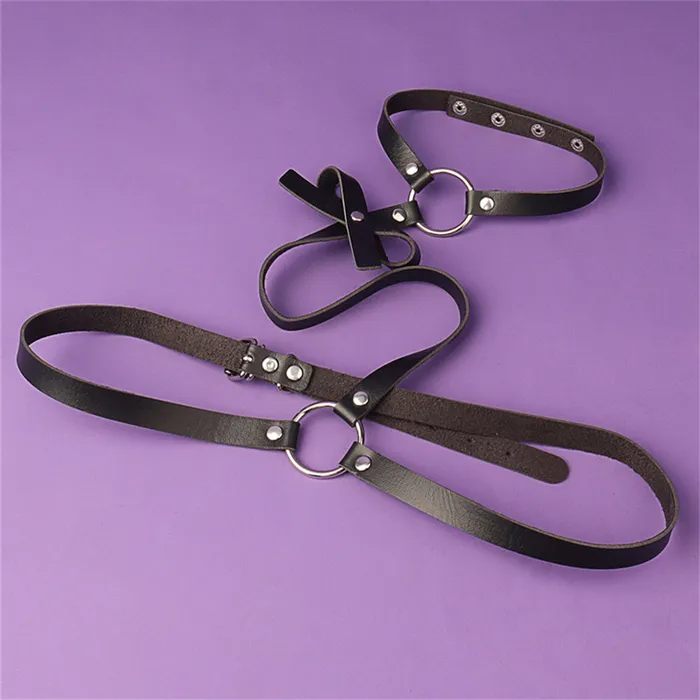 Female Sex Toys CJ RebelBow Punk Harness Choker