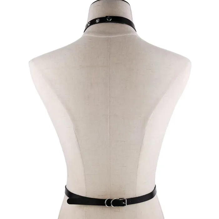 Female Sex Toys CJ RebelBow Punk Harness Choker