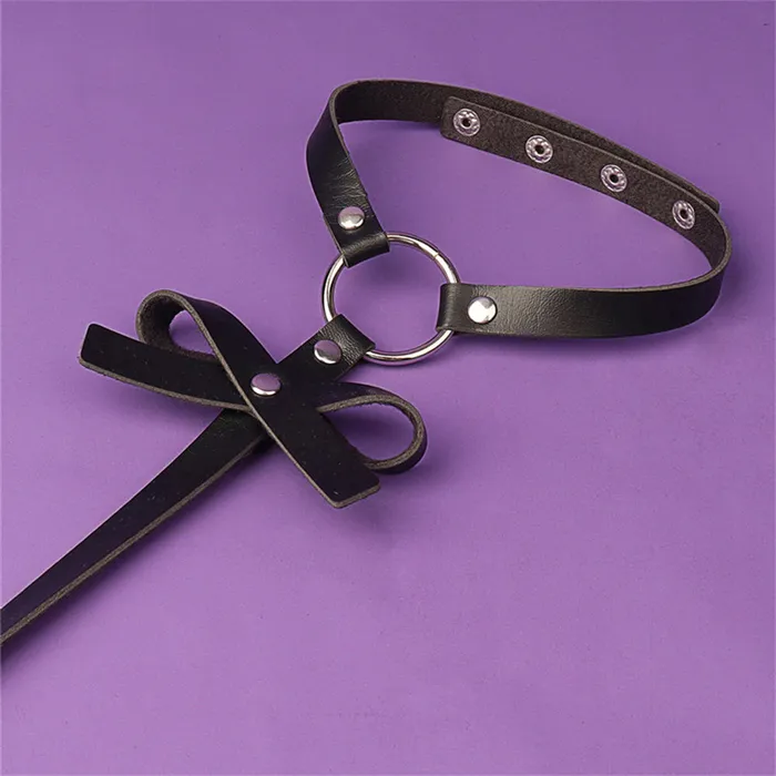 Female Sex Toys CJ RebelBow Punk Harness Choker