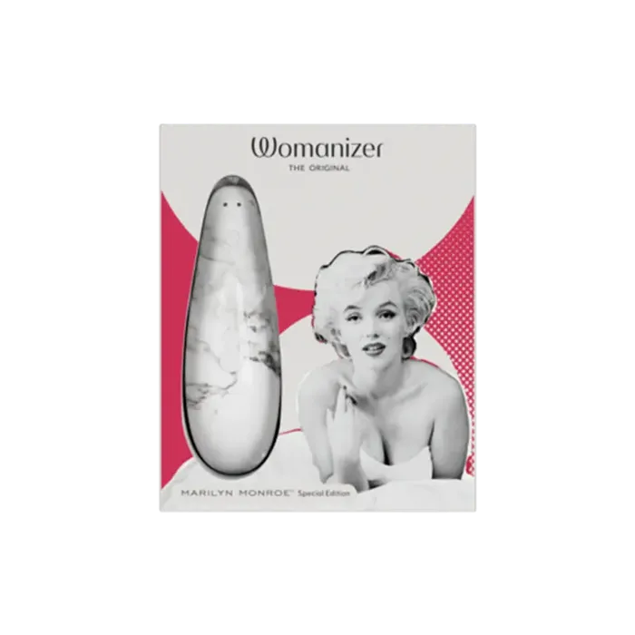 Female Sex Toys Classic 2 Marilyn Monroe Special Edition White Marble Womanizer Female Sex Toys Classic 2 Marilyn Monroe Special Edition White Marble Womanizer