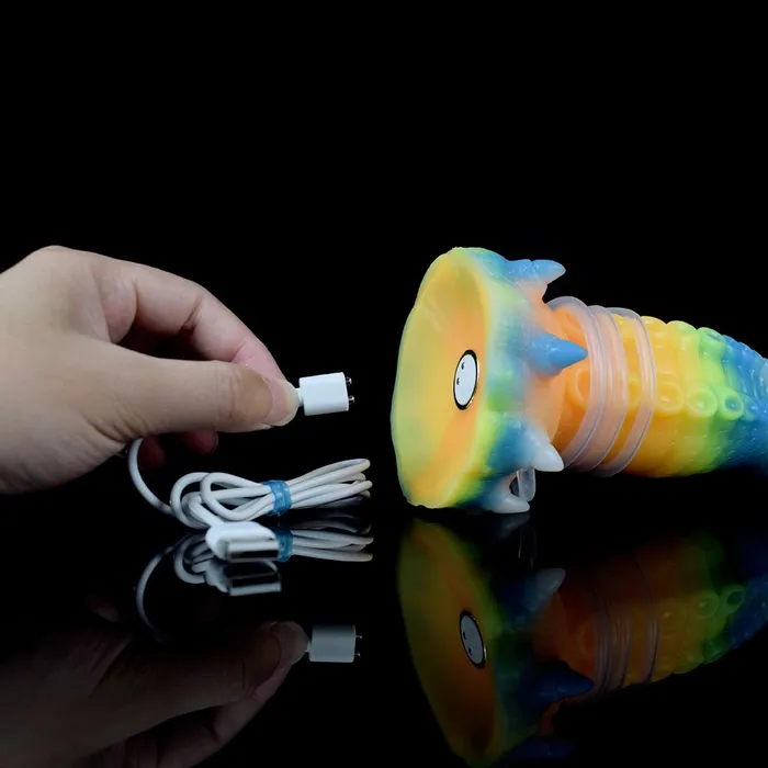 Female Sex Toys GIGANTEUS Ejaculating Fantasy Octopus Vibrator with Luminous Function DirtyToyz