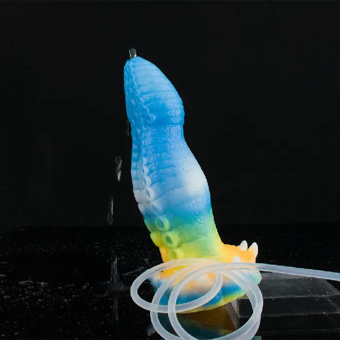Female Sex Toys GIGANTEUS Ejaculating Fantasy Octopus Vibrator with Luminous Function DirtyToyz