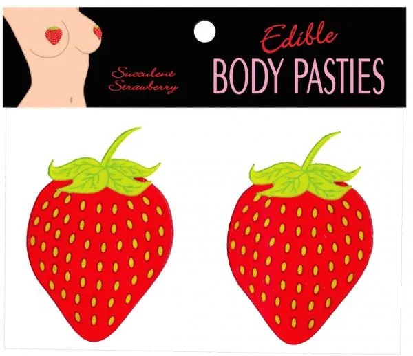 Female Sex Toys Kheper Games StrawberryFlavored Edible Body Pasties A Delectable Addition to Your Intimate Moments