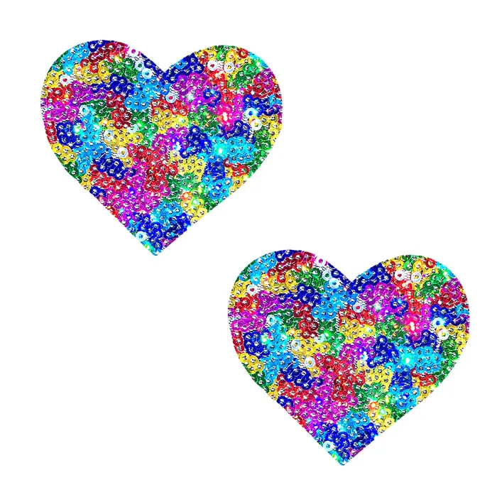 Female Sex Toys Neva Nude Unipoo Sparkle Sequin Multicolor I Heart U Nipztix Pasties Female Sex Toys Neva Nude Unipoo Sparkle Sequin Multicolor I Heart U Nipztix Pasties