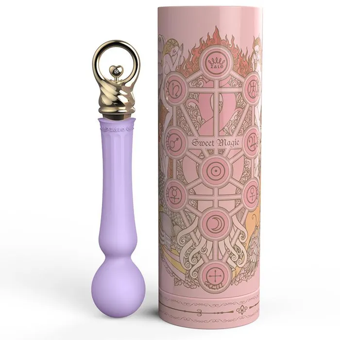 Female Sex Toys ZALO ZALO Confidence PreHeating Rechargeable Wand Massager Fantasy Violet