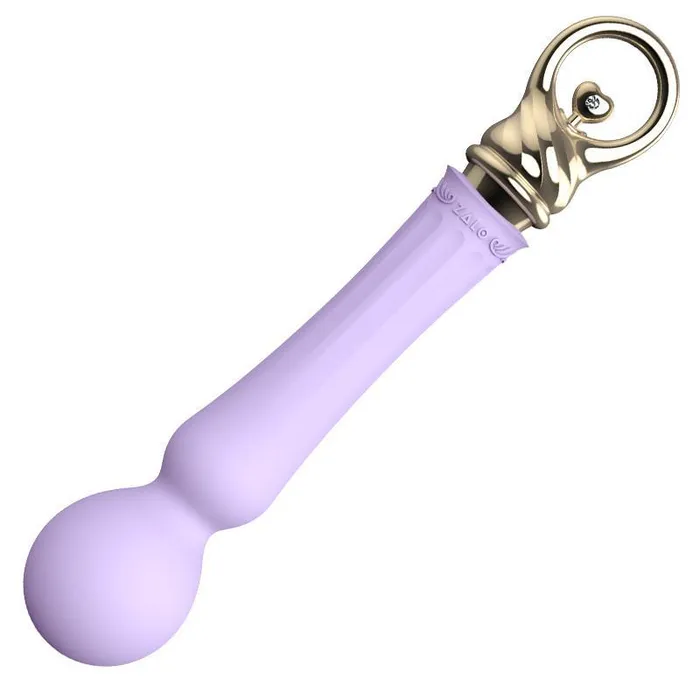 Female Sex Toys ZALO ZALO Confidence PreHeating Rechargeable Wand Massager Fantasy Violet
